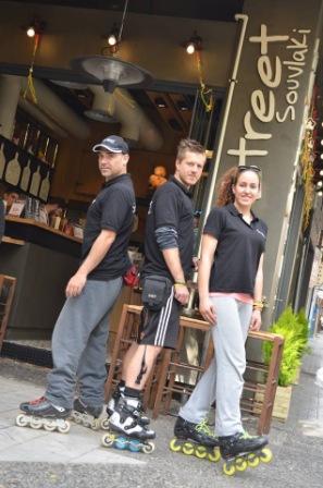 Street Souvlaki Διανομέας με Πατίνια 6